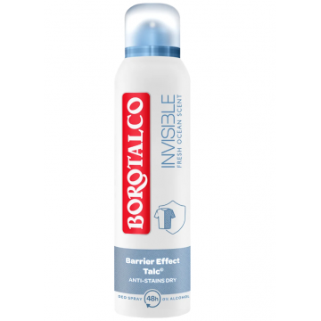 Deodorant spray Invisible Fresh, 150ml, Borotalco