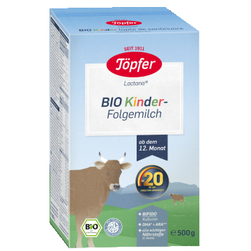 Lapte praf Bio Kinder Organic de la 12 luni, 500g, Topfer