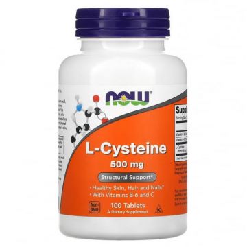 Now L-Cysteine 500 mg 100 tabs