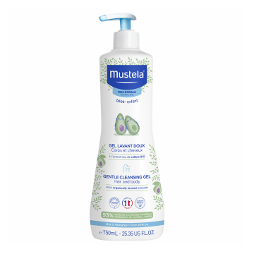 Gel de curatare pentru corp si par, 750ml, Mustela