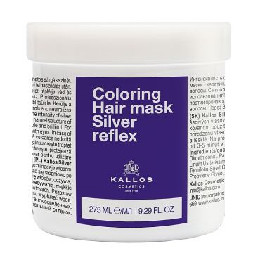 Masca pentru par Silver Reflex, 275ml, Kallos