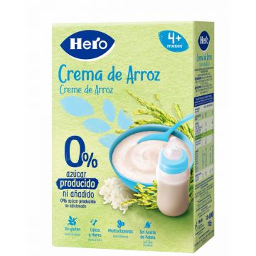 Pudra instant de orez +4 luni, 220g, Hero Baby Pudra instant de orez +4 luni, 220g, Hero Baby