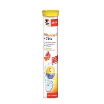Vitamina C si Zinc Aktiv, 15 comprimate, Doppelherz Vitamina C si Zinc Aktiv, 15 comprimate, Doppelherz