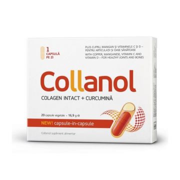 Collanol, 20 capsule, adjuvant articulatii sanatoase