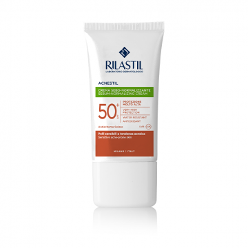 Crema seboregulatoare Acnestil cu SPF 50+ SUN SYSTEM, 40ml, RILASTIL