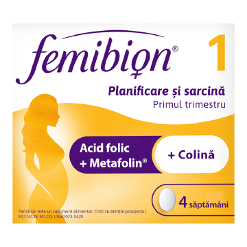 Femibion 1 planificare si sarcina, 28 comprimate, Dr. Reddys