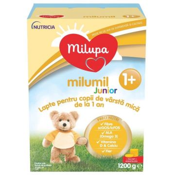 Lapte praf, Milupa Milumil Junior, 1200 g, de la 1 an