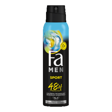 Deodorant spray Men Sport 48h, 150ml, Fa