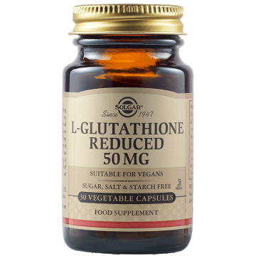 L-Glutatathione reduce 50mg, 30 capsule, Solgar