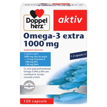 Omega 3 extra 1000 mg, 120 capsule, Doppelherz