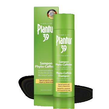 Sampon pentru par vopsit si deteriorat Plantur 39 Phyto-Caffeine, 250ml, Plantur