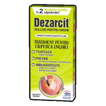 Solutie pentru tratament ciuperca unghiei, 5ml, Dezarcit