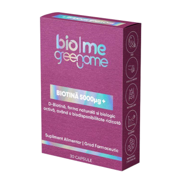 Biotina 5000mcg, 30 capsule, Biome