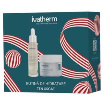Pachet Ivatherm Ser Aquafil Hydra 30ml + Crema Aquafil Hydra Rich 50ml