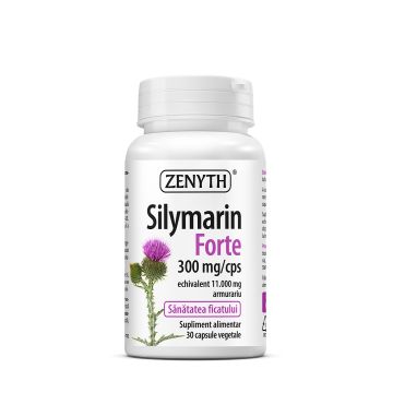 Silymarin Forte 300mg, 30 capsule vegetale, Zenyth Silymarin Forte 300mg, 30 capsule vegetale, Zenyth