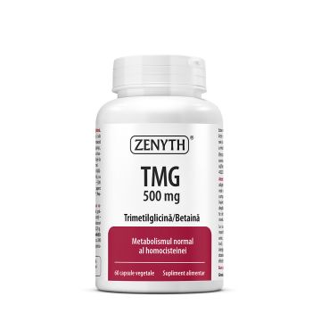 TMG 500mg, 60 capsule vegetale, Zenyth
