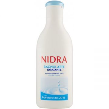 Gel de dus si spuma de baie cu proteine din lapte hidratant, 750ml, Nidra
