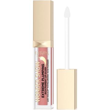 Luciu de buze pentru volum Eveline Cosmetics Wonder Show, 6,8 ml (Culoare produse: 03 English Rose)