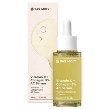 Serum cu vitamina C si 5% colagen, 50ml, Pax Moly