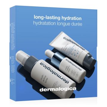 Set Dermalogica Long-Lasting Hydration Kit: Toner hidratant Multi-Active, 50 ml + Ser hidratant cu acid hialuronic Circular Hydration, 10 ml + Crema hidratanta de zi si noapte Skin Smoothing, 15 ml (miniatura)