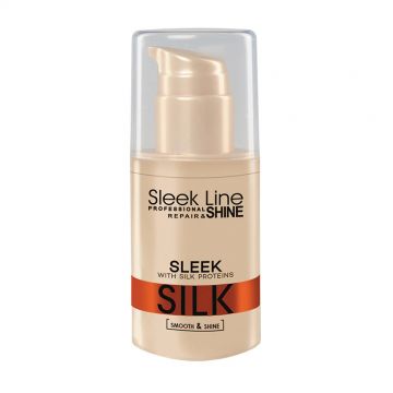 Ulei reparator pentru par cu proteine din matase, 30ml, Sleek Line