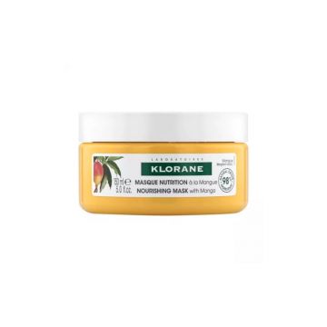 Masca nutritiva cu unt de mango pentru par uscat, 150 ml, Klorane Masca nutritiva cu unt de mango pentru par uscat, 150 ml, Klorane