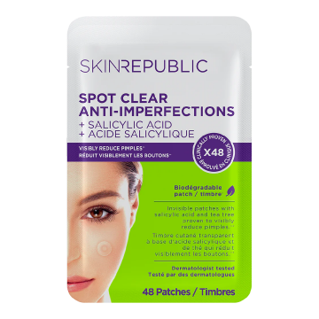 Plasturi anti-acnee usoara, 48 bucacti, Skin Republic Plasturi anti-acnee usoara, 48 bucacti, Skin Republic