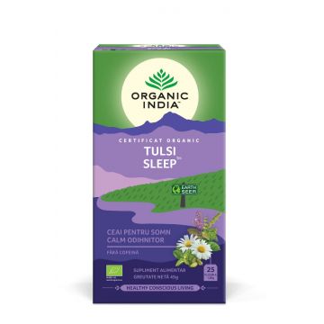 Ceai Bio Tulsi Sleep, 25 plicuri, Organic India