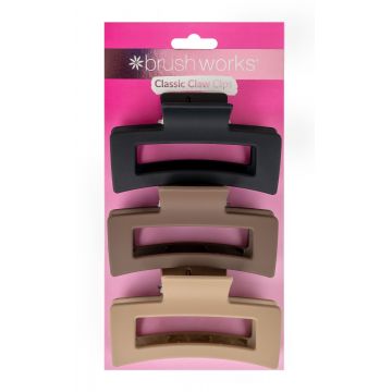 Clesti pentru par Classic, 3 bucati, Brushworks