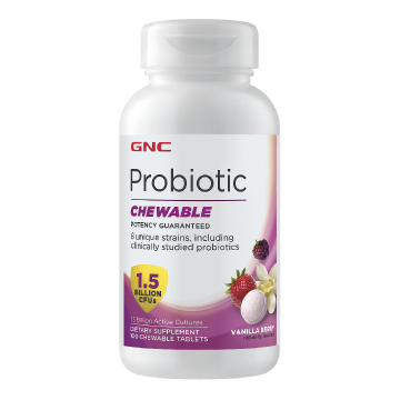 Complex probiotice Probiotic Chewable, 100 capsule, GNC Complex probiotice Probiotic Chewable, 100 capsule, GNC