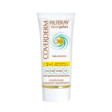 Crema de fata cu SPF50+ Filteray Face Normal Soft Brown, 50ml, Coverderm