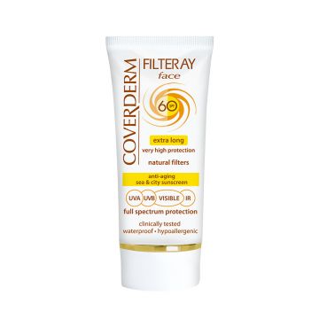 Crema de fata cu SPF60 Filteray Face Soft Brown, 50ml, Coverderm