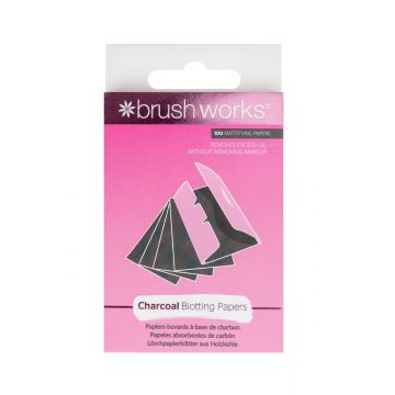 Foite carbune cu efect matifiant, 100 bucati, Brushworks