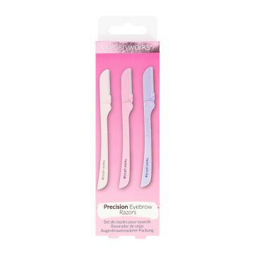 Kit aparate de ras pentru sprancene, 1 bucata, Brushworks