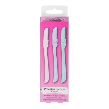 Kit aparate de ras pentru sprancene Pastel, 1 bucata, Brushworks