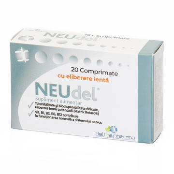 Neudel, 20 comprimate, Deltha Pharma