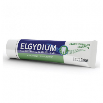 Pasta de dinti gel pentru dinti sensibili cu fluorinol, 75 ml, Elgydium