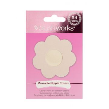 Plasturi autocolanti pentru sani din satin, 4 perechi, Brushworks Plasturi autocolanti pentru sani din satin, 4 perechi, Brushworks