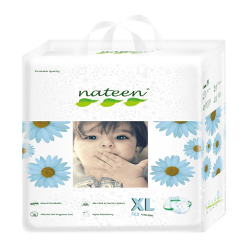 Scutece hipoalergenice Flex&Fit Premium, XL, Nr. 5, 12-25 kg, 56 bucati, Nateen