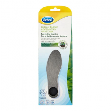 Set 2 branturi incaltaminte, Odor Buster, gri, Scholl Set 2 branturi incaltaminte, Odor Buster, gri, Scholl
