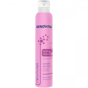 Spuma de dus cu acid hialuronic, 200ml, Gerovital