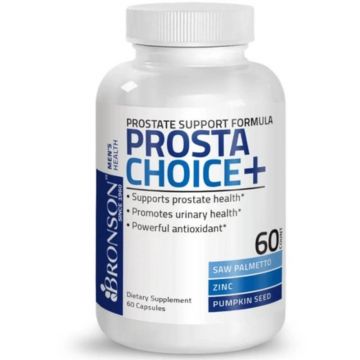 Supliment pentru prostata ProstaChoice+, 60 capsule, Bronson Laboratories