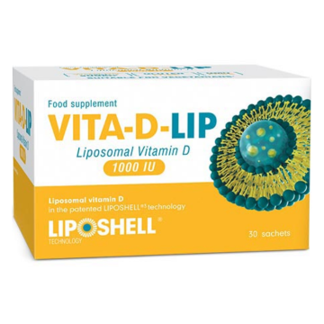 Vitamina D Lipozomala, 1000UI, 30 plicuri, Liposhell