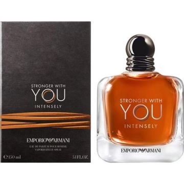 Armani Stronger With You Intensely, Barbati, Apa de Parfum (Concentratie: Apa de Parfum, Gramaj: 150 ml)