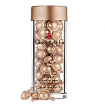 Capsule iluminatoare cu ser pentru fata Elizabeth Arden Ceramide Vitamin C , 60 buc, 28 ml