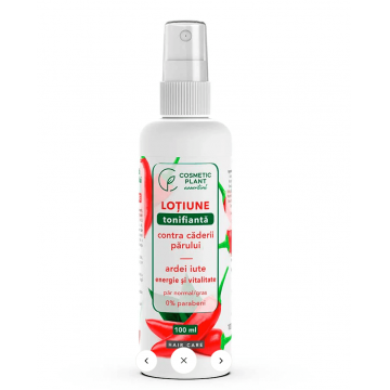 Cosmetic Plant Lotiune tonifianta contra caderii parului cu ardei iute 100 ml