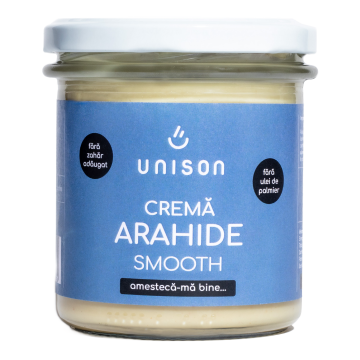Crema de arahide Smooth, 300g, Unison