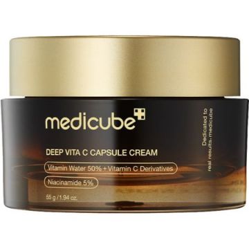 Crema de fata cu capsule de Vitamina C Deep Vita C Capsule Cream, 50ml, Medicube
