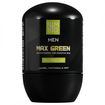 Deodorant natural Max Green pentru barbati, 50ml, Nimbio