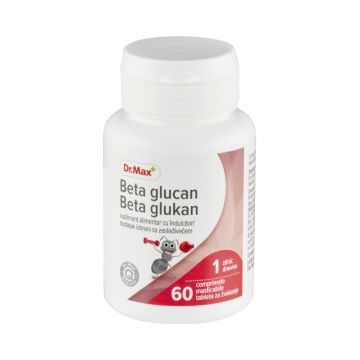 Dr. Max Beta glucan, 60 comprimate masticabile